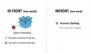 Definition of "In Front"