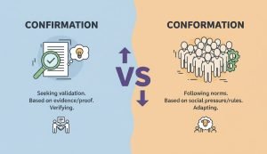 Confirmation vs. Conformation