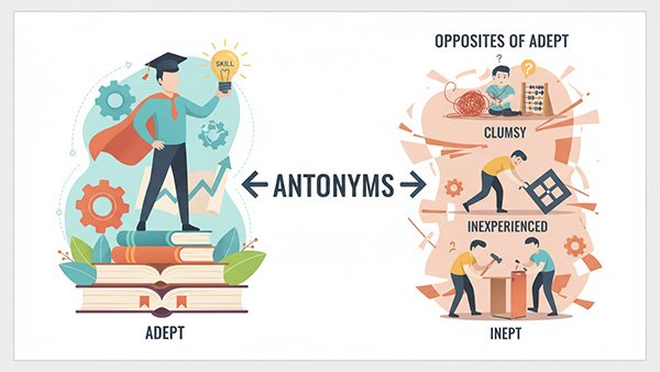 what is an antonym of adept