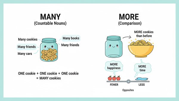 Definitions of Many and More