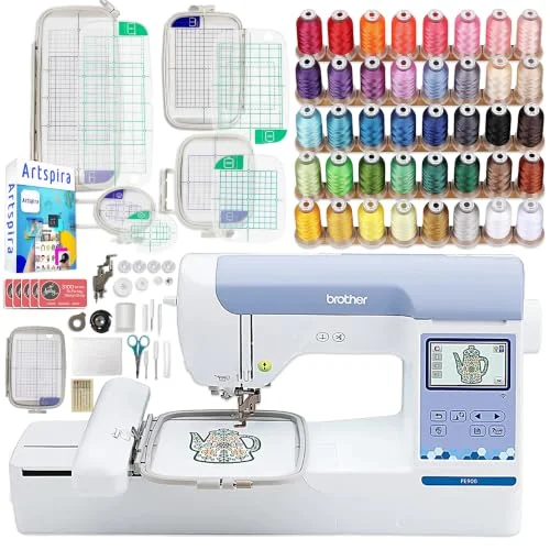 5 needle embroidery machine