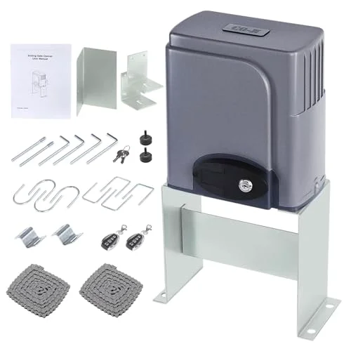 automatic sliding entrance gates