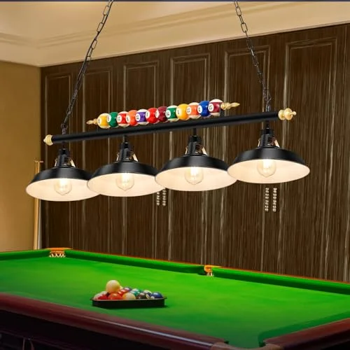 best lighting for pool table