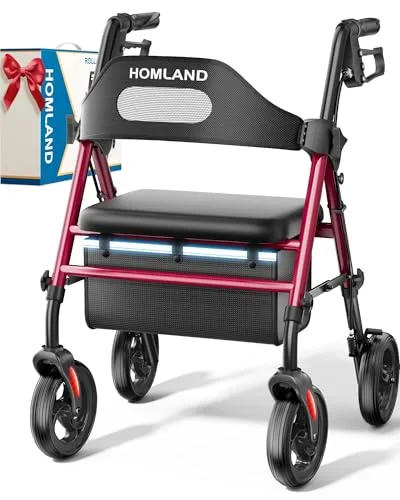 best rollator walker for heavy person