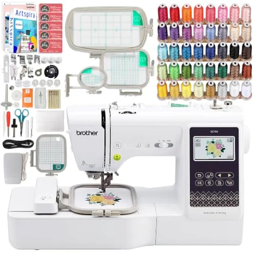 combined sewing and embroidery machine