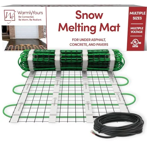 electric driveway heating system