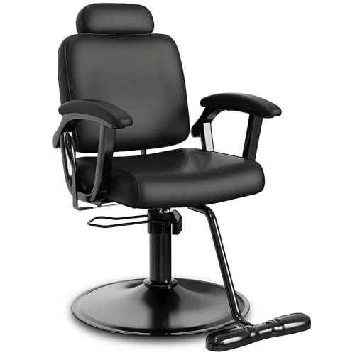 salon chair with headrest
