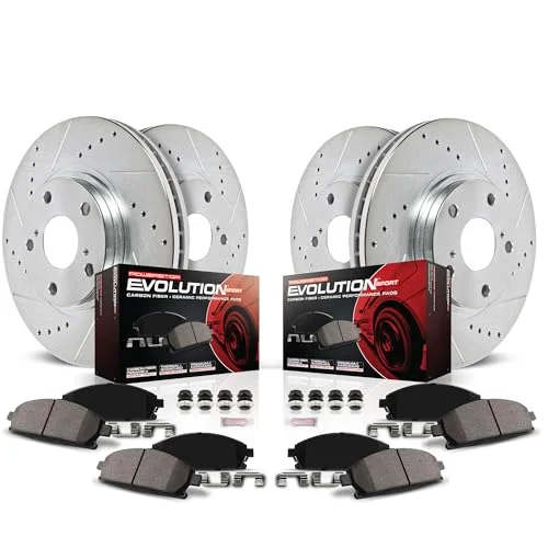 best brake pads for drilled and slotted rotors