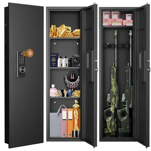 biometric wall gun safe