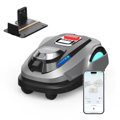 robotic lawn mower without boundary wire